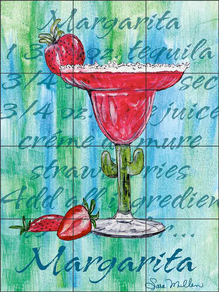 Margarita by Sara Mullen Ceramic Tile Mural SM016