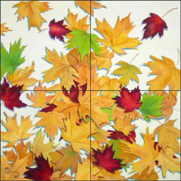 Autumn Serenade by Beaman Cole Ceramic Tile Mural BCA005