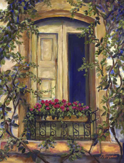 Chianti Door by Joanne Morris Margosian Ceramic Accent & Decor Tile JM041AT