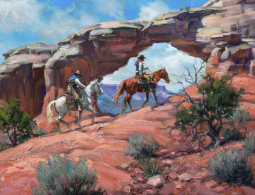 Between Rocks and Hard Places by Jack Sorenson Ceramic Accent & Decor Tile RW-JS016AT