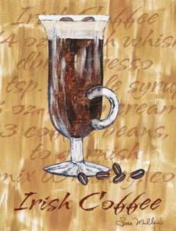 Irish Coffee by Sara Mullen Ceramic Accent & Decor Tile SM014AT