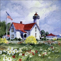 Martha's Vineyard by Edie Hopkins Ceramic Accent & Decor Tile - CCI-EH7AT