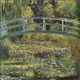 The Waterlily Pond by Claude Oscar Monet Ceramic Tile Mural COM001