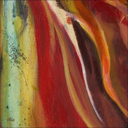 Abstract 1 by Ginger Cook Ceramic Accent & Decor Tile - GCS067AT