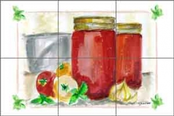 Made from Scratch by LuAnn Roberto Ceramic Tile Mural - LRA005