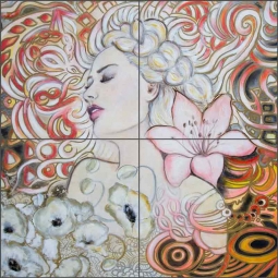 Dream Keeper by Agata & Hector Ceramic Tile Mural OB-AGA18
