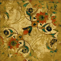 Persian Gold II by Louise Montillio Ceramic Accent & Decor Tile - OB-LM108bAT