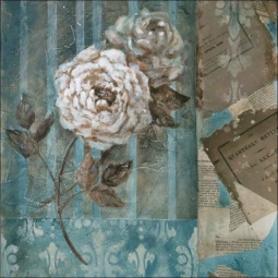 Blue Rose I by Wilder Rich Ceramic Accent & Decor Tile - OB-WR781aAT