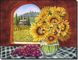 Hoyle Tuscan Landscape Ceramic Accent Tile 8" x 6" - RW-SH014AT