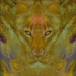 Lioness by Tom duBois Ceramic Accent & Decor Tile - TDA044AT