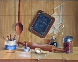 Lil' Chef by Verdayle Forget Ceramic Tile Mural VFA022